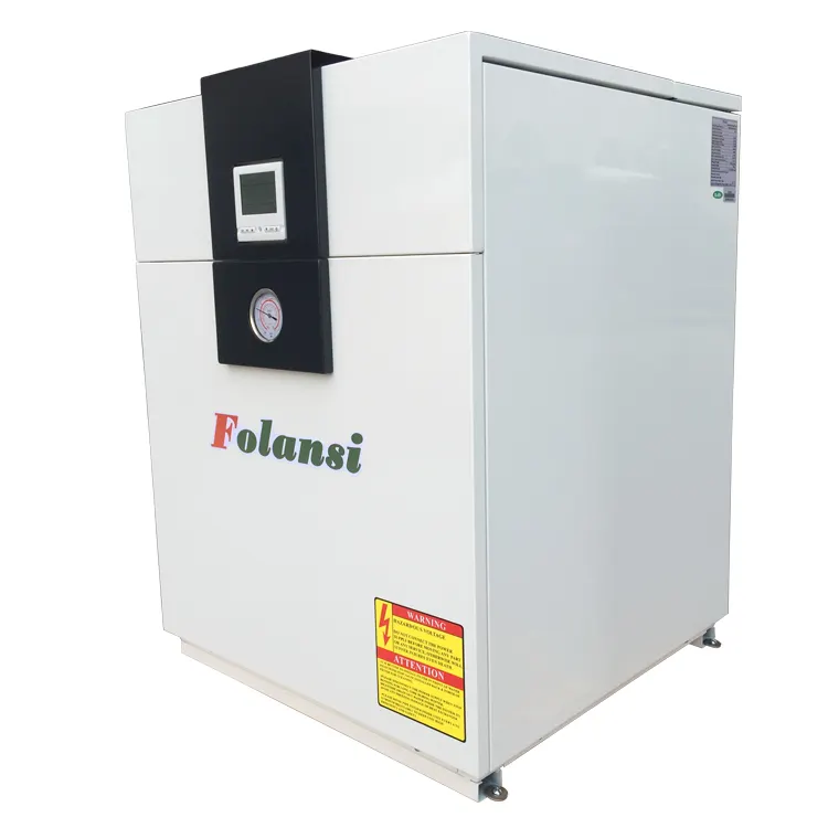 water to water heat pump heating cooling hot water folansi 22KW gethermal Ground