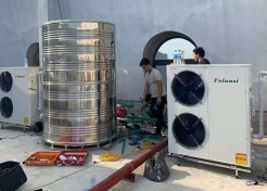 folansi heat pump Vietnam installation